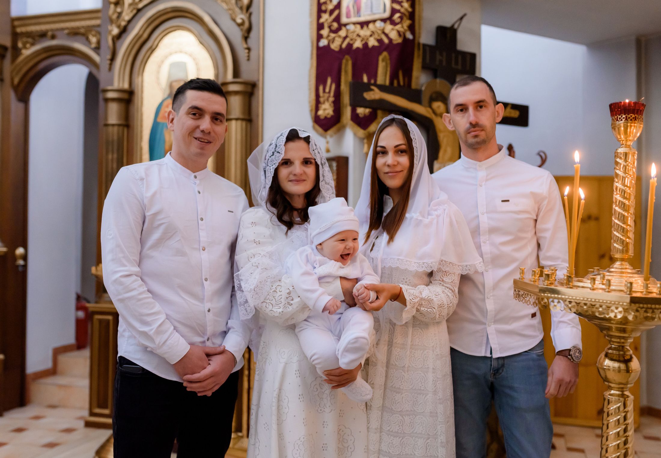 Хрещення Платона. Ірпінь. Храм священномученика Володимира (ЦП) — Таїнство хрещення та вінчання #1