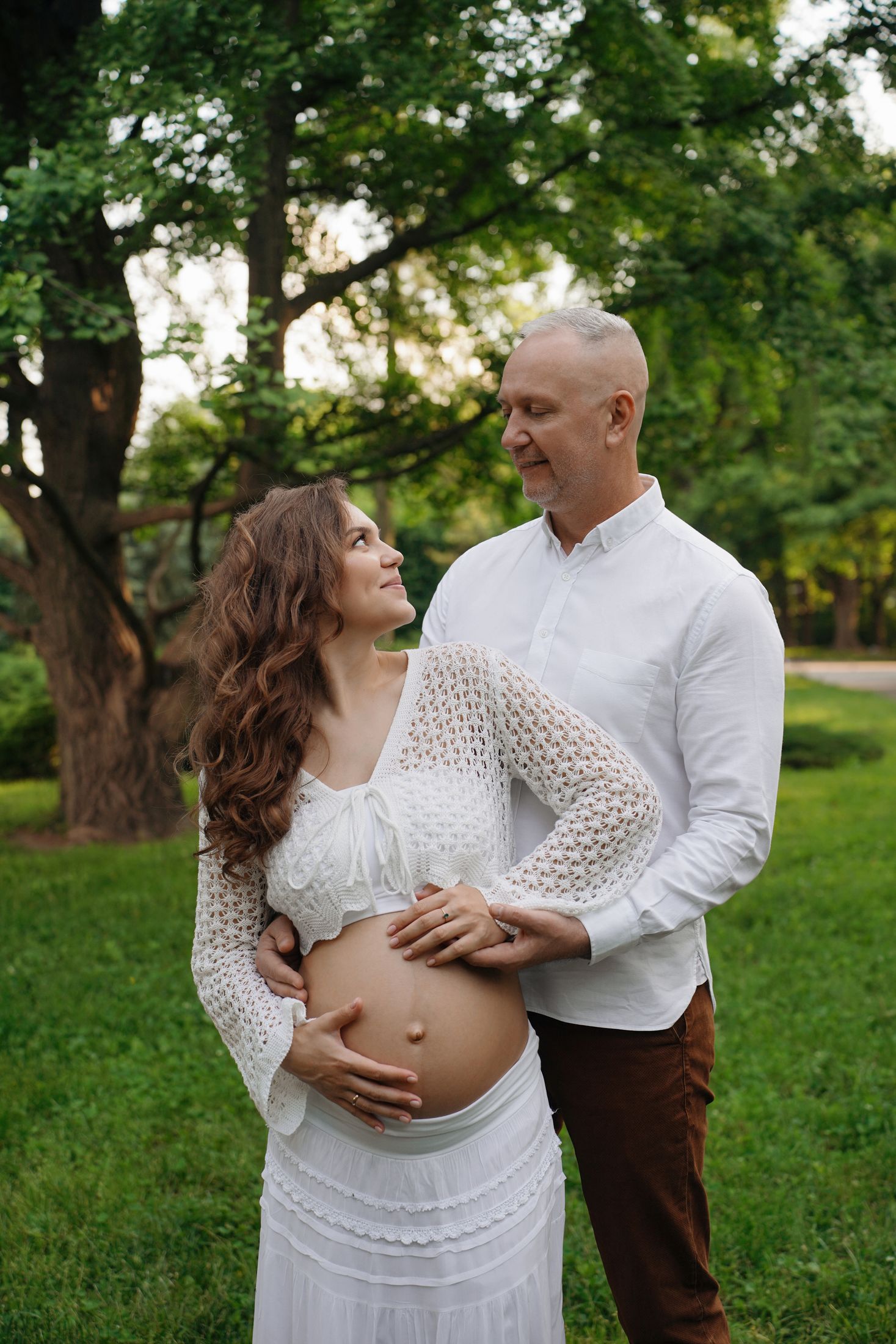 Фотосесія вагітності у ботанічному саду Київ — Вагітність #13