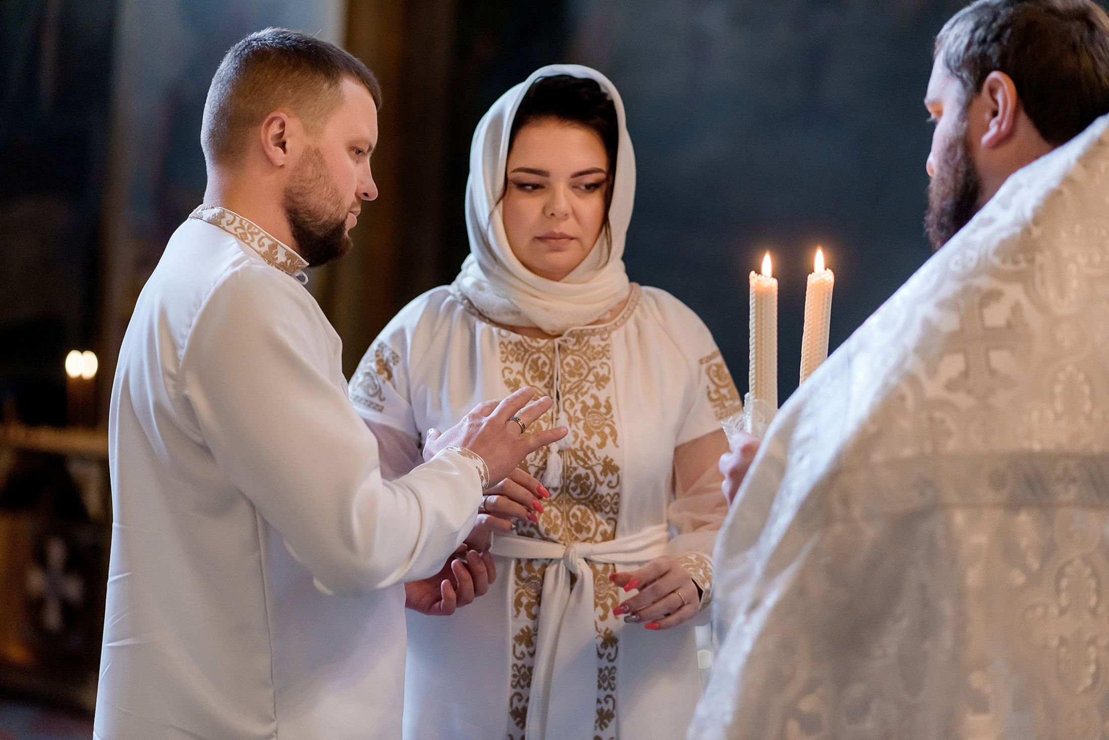 Вінчання Катерини та Артема. Михайлівський собор — Таїнство хрещення та вінчання #14