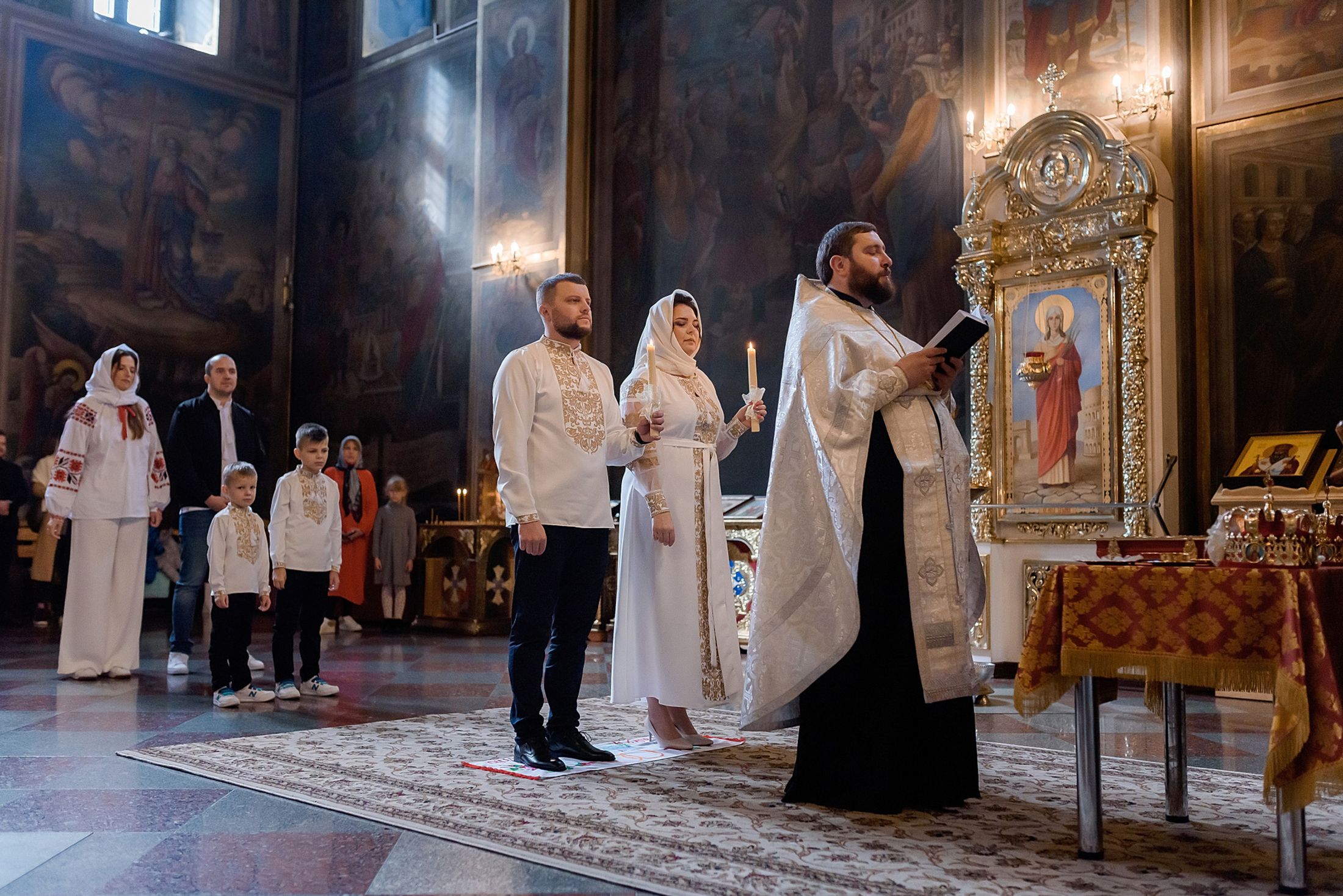 Вінчання Катерини та Артема. Михайлівський собор — Таїнство хрещення та вінчання #63