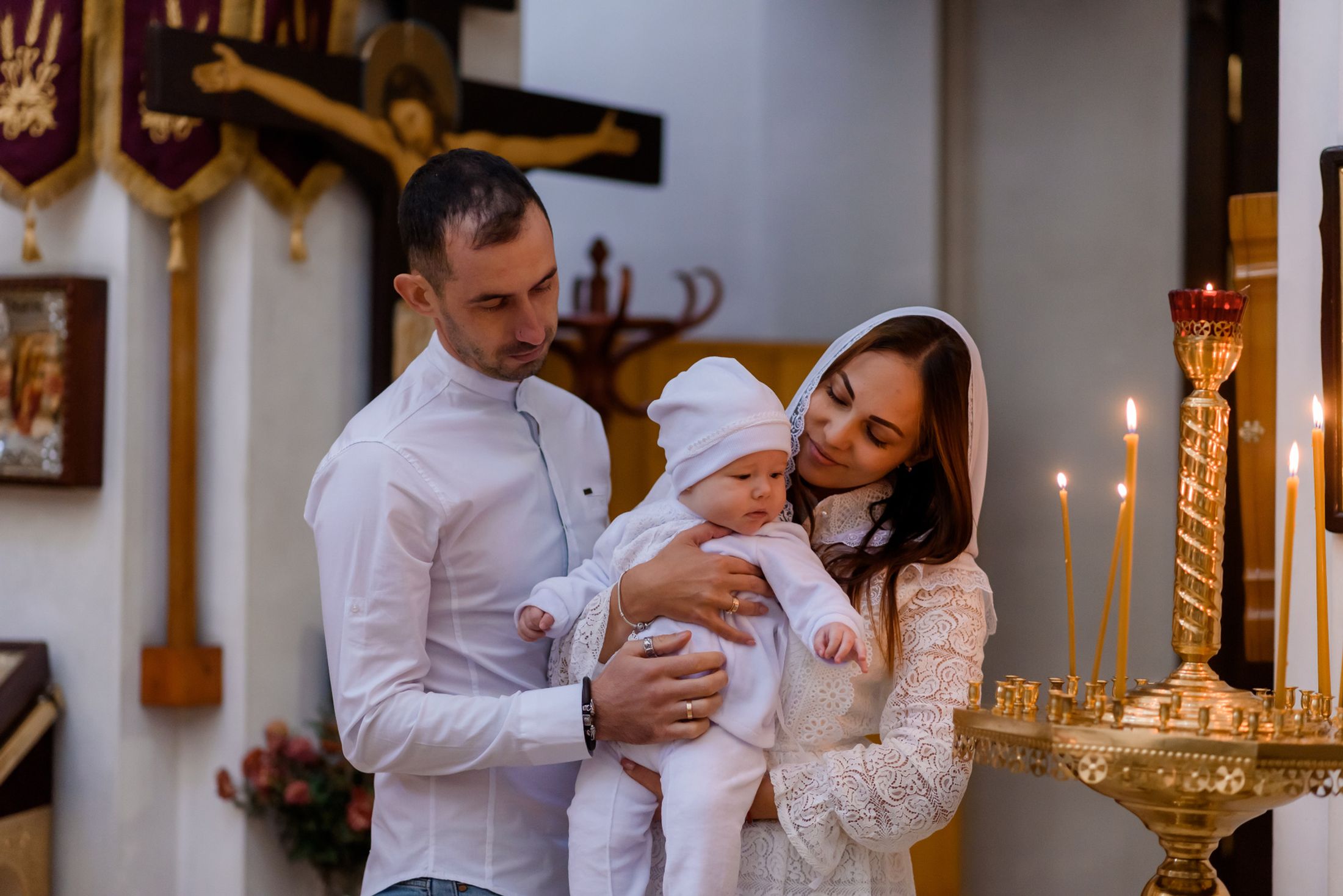 Хрещення Платона. Ірпінь. Храм священномученика Володимира (ЦП) — Таїнство хрещення та вінчання #2