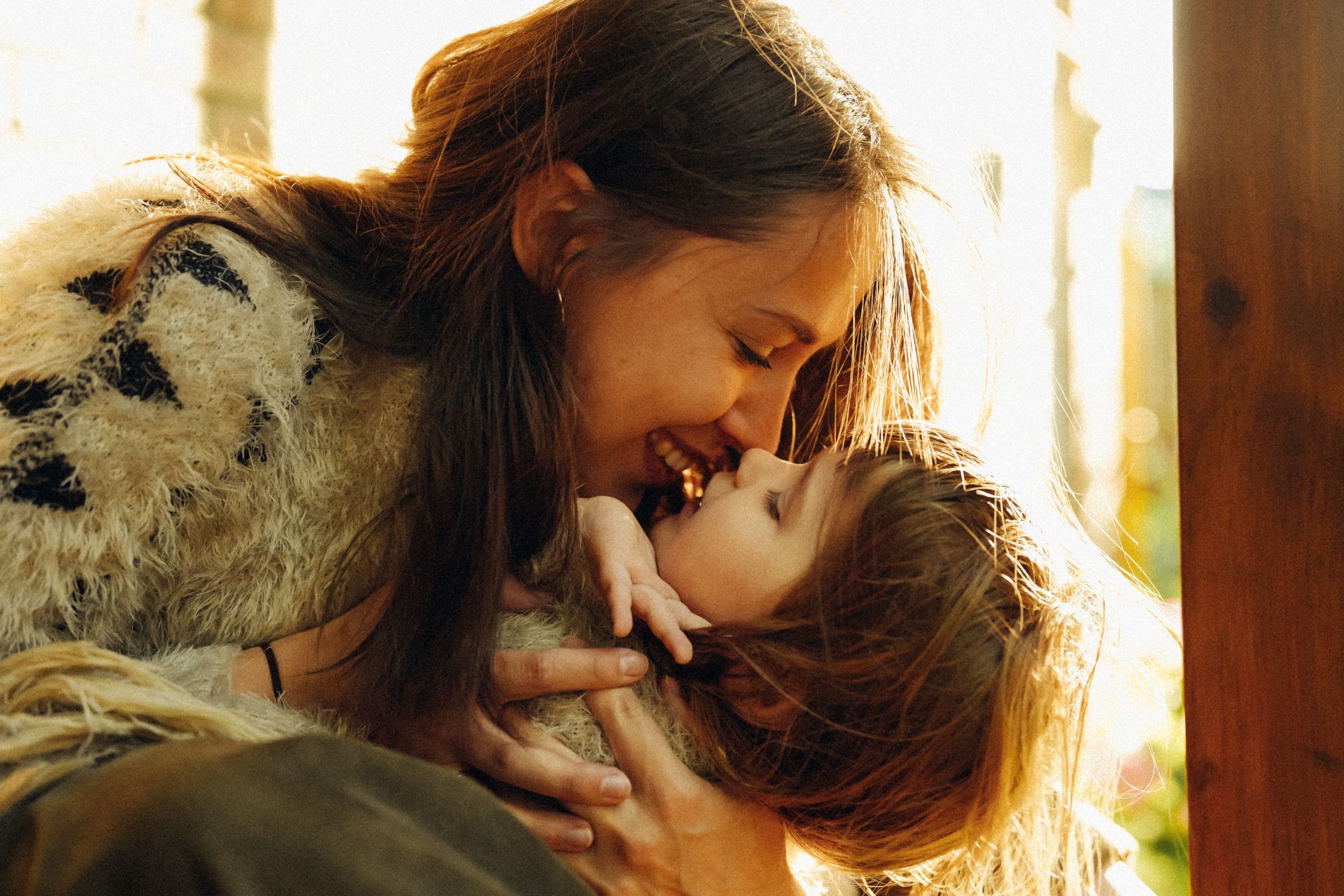 Mom with her little daughters — Wedding/Love story/Family #45