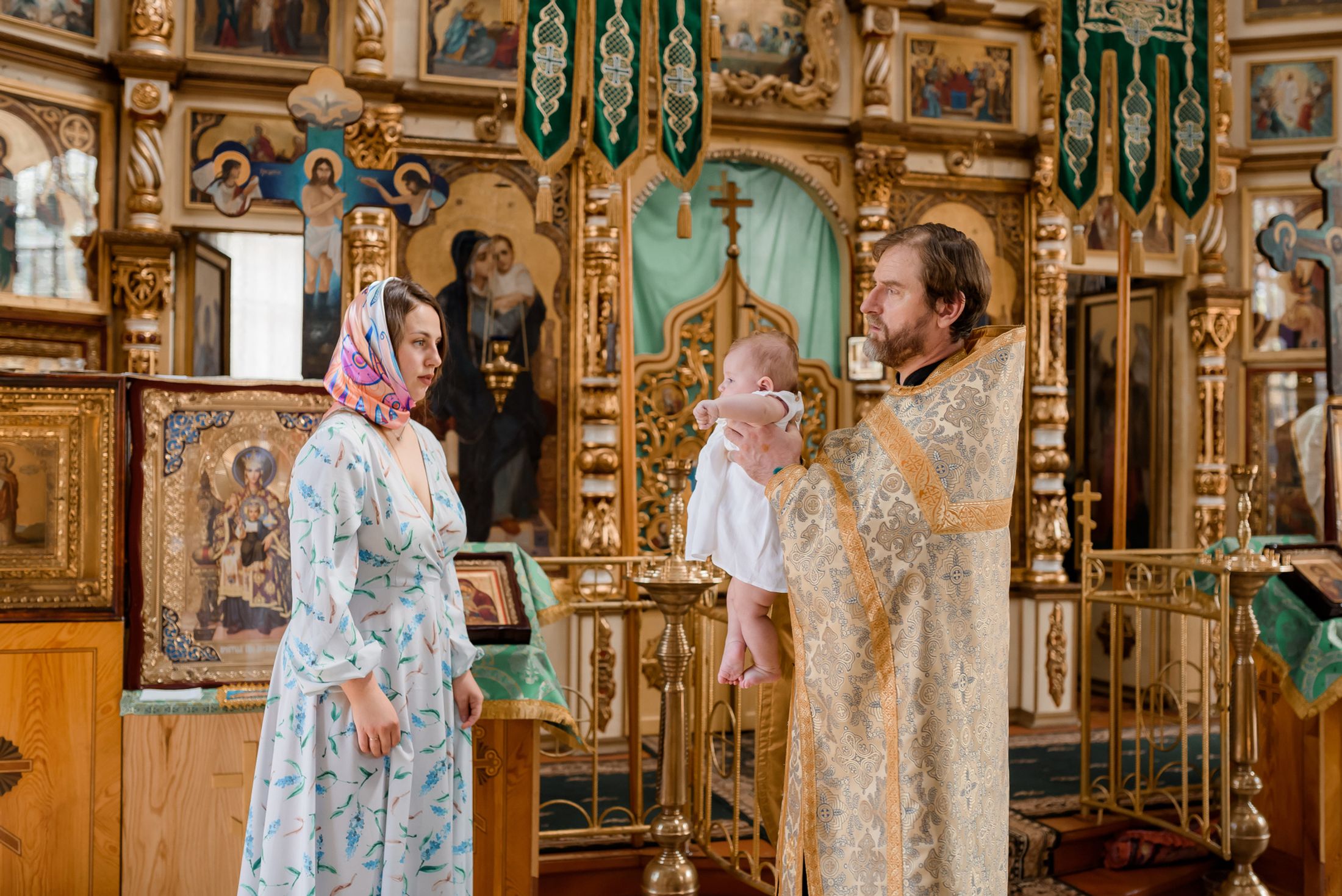 Хрещення Емми. Свято-Троїцька Церква м.Ірпінь — Таїнство хрещення та вінчання #8