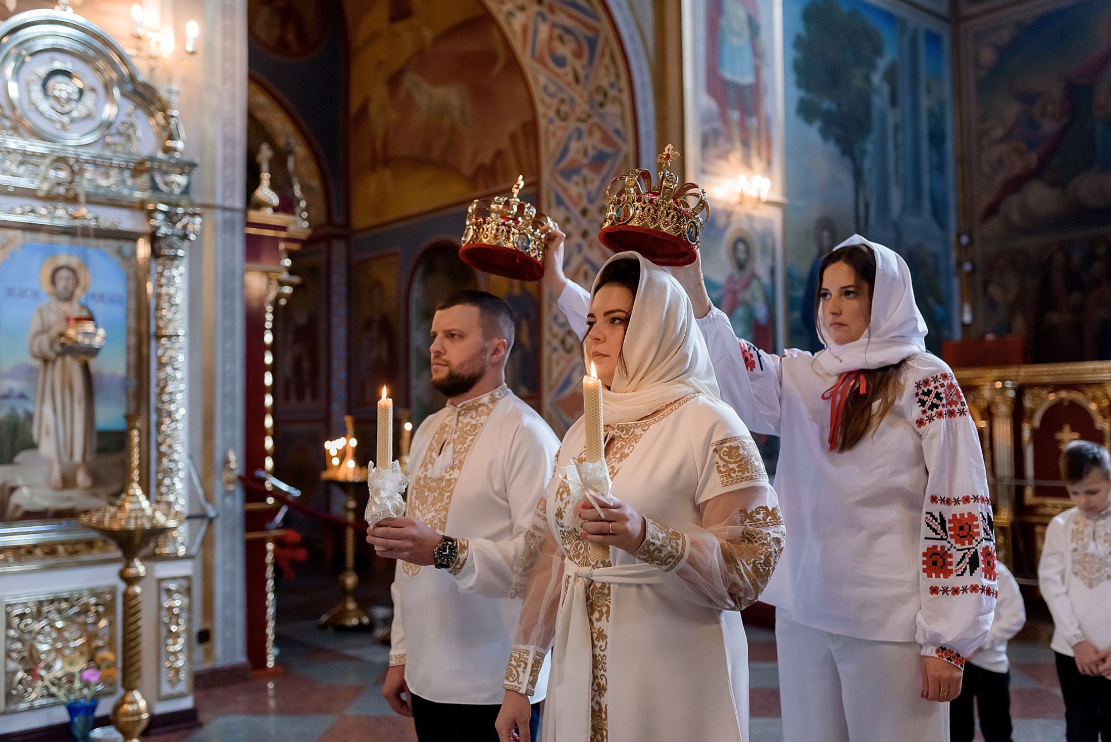 Вінчання Катерини та Артема. Михайлівський собор — Таїнство хрещення та вінчання #86