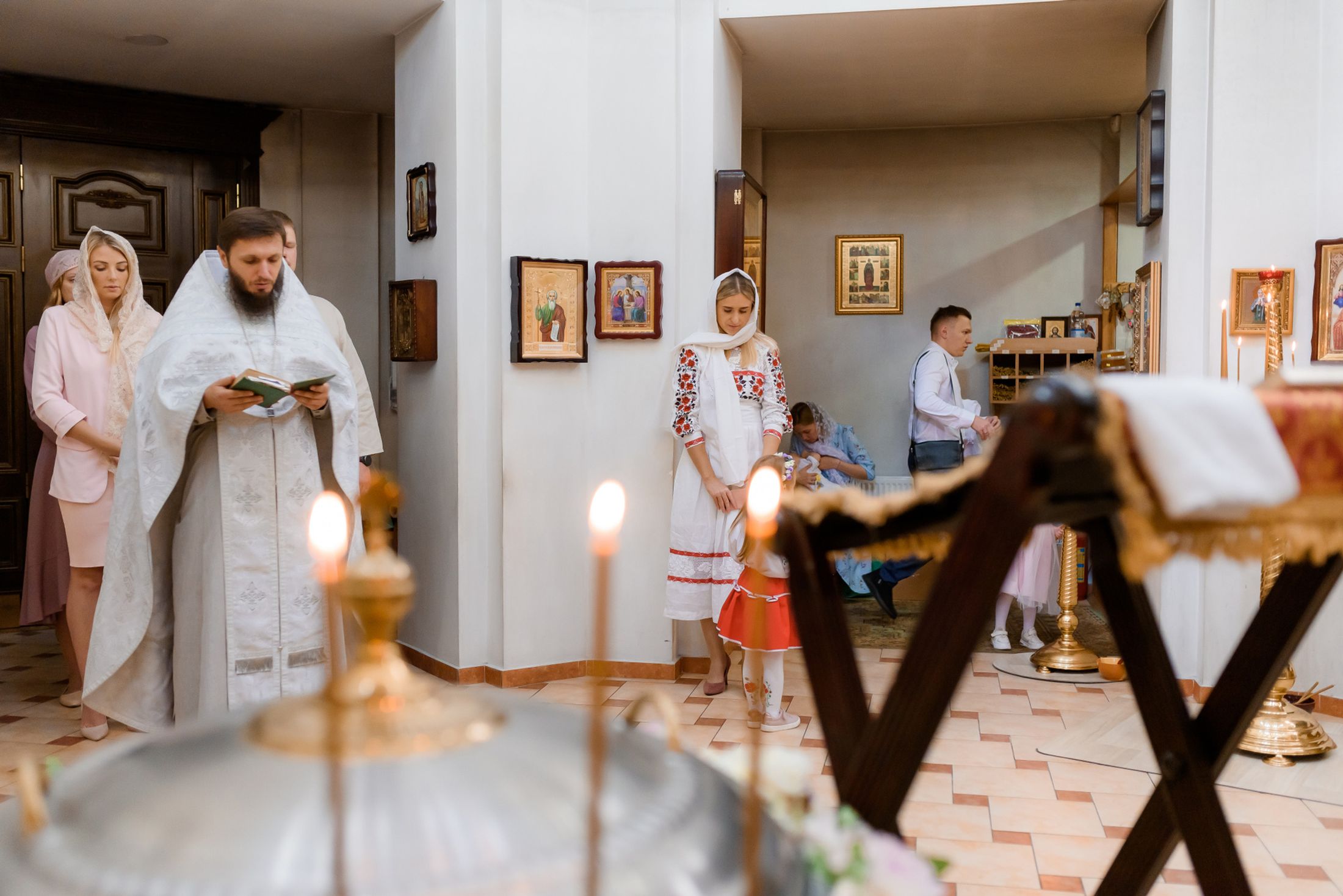 Хрещення Ельдара. Ірпінь. Храм священномученика Володимира (ЦП) — Таїнство хрещення та вінчання #24