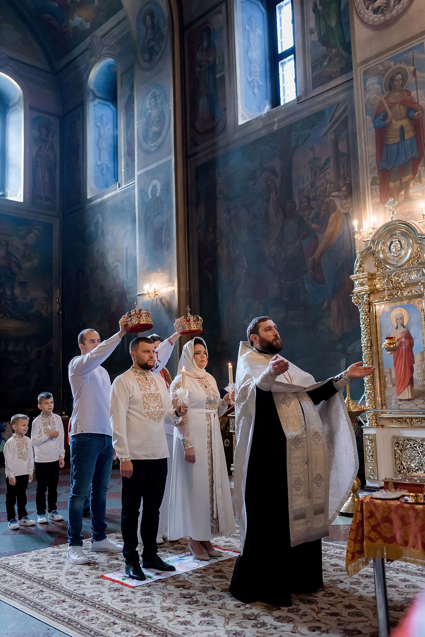 Вінчання Катерини та Артема. Михайлівський собор — Таїнство хрещення та вінчання #80