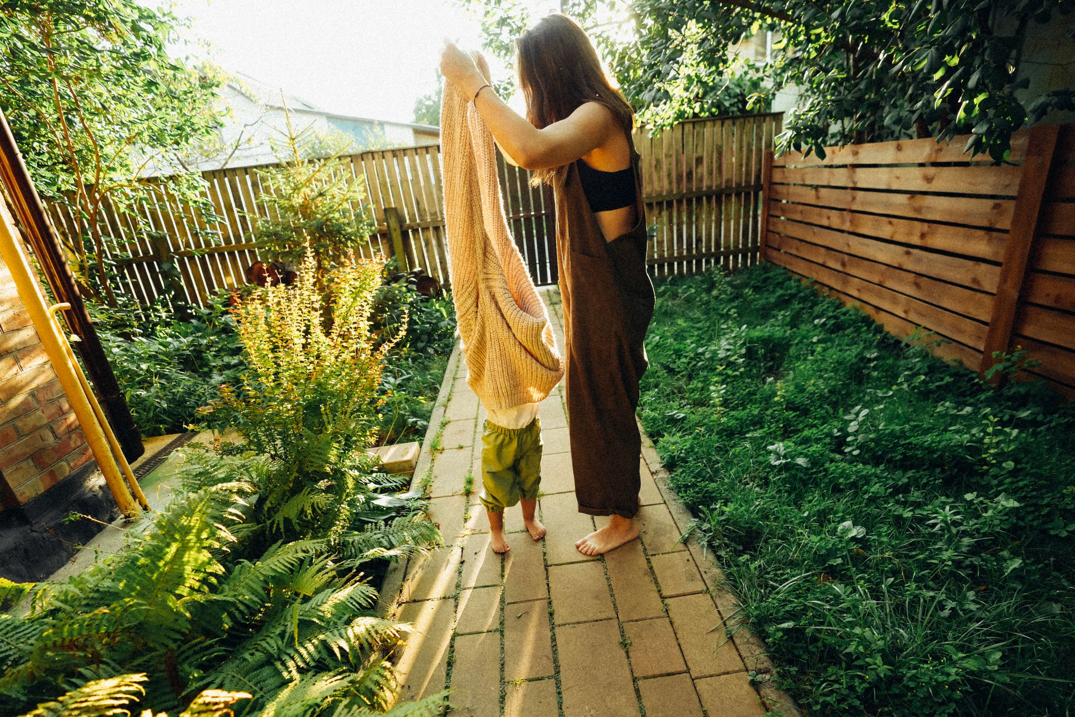 Mom with her little daughters — Wedding/Love story/Family #54