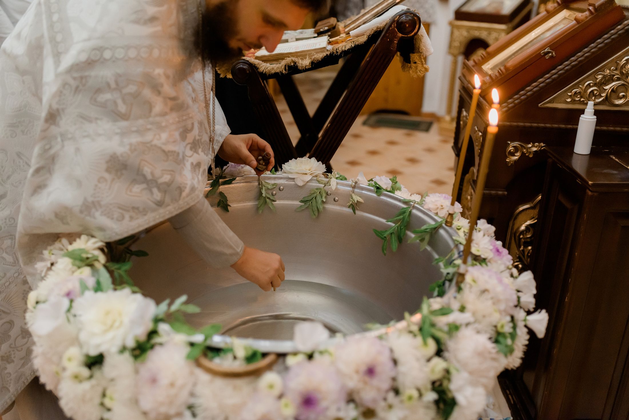 Хрещення Ельдара. Ірпінь. Храм священномученика Володимира (ЦП) — Таїнство хрещення та вінчання #13