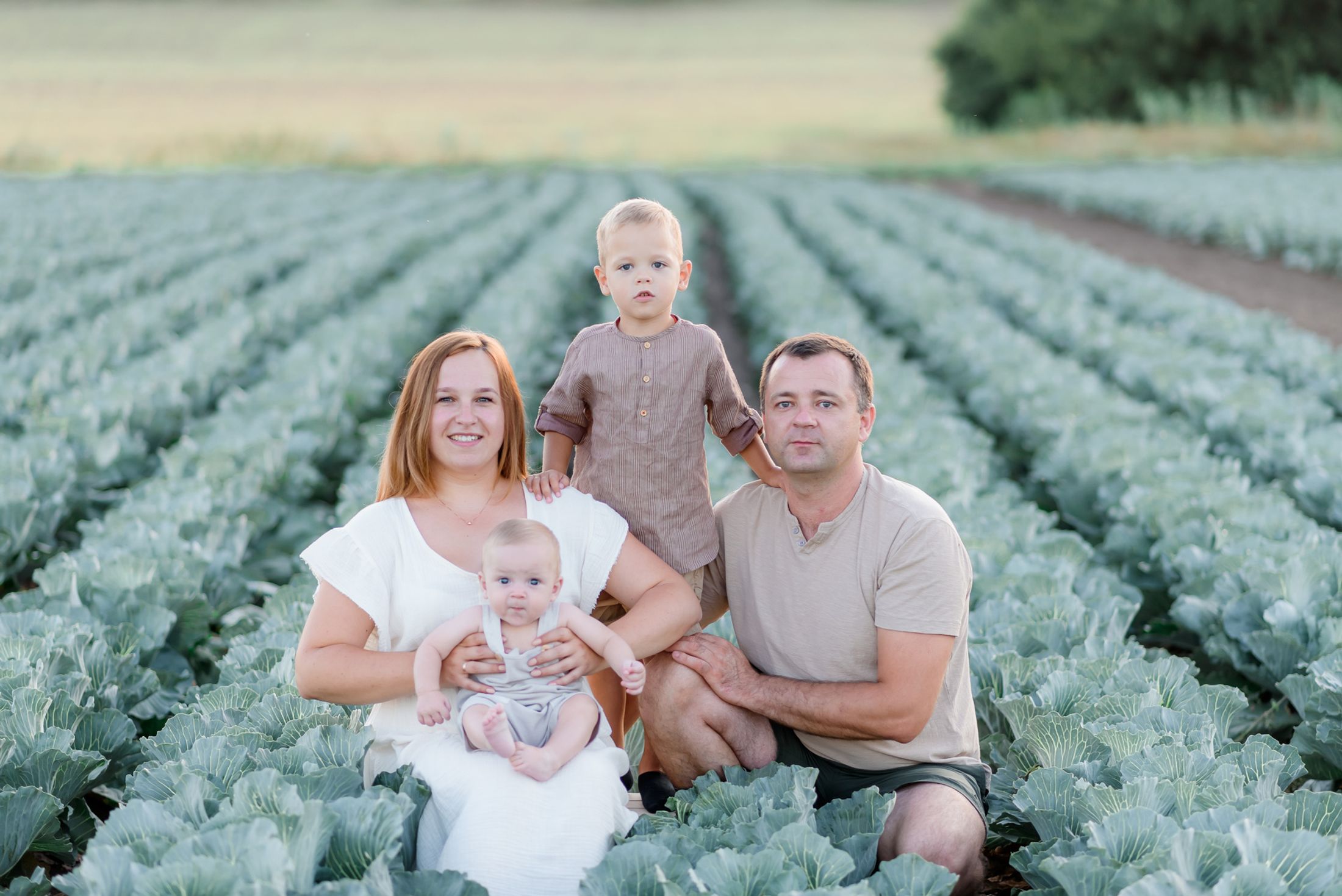 Сімейна в капусті. Надя з родиною — Сімейні фотосесії #14