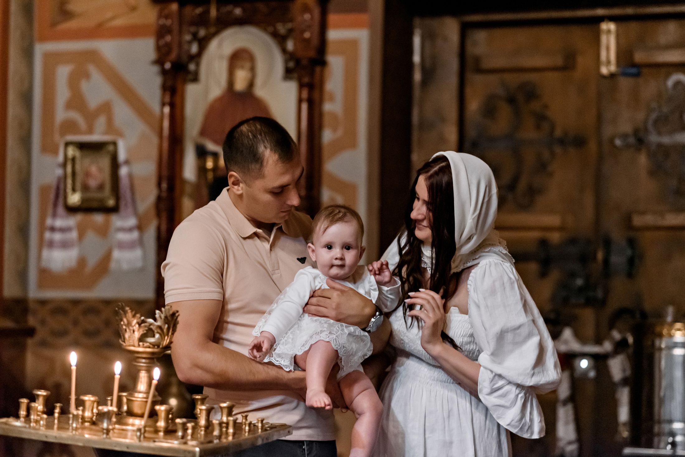 Хрещення Даринки. Храм Успіння Пресвятої Богородиці (Пирогоща) — Таїнство хрещення та вінчання #1