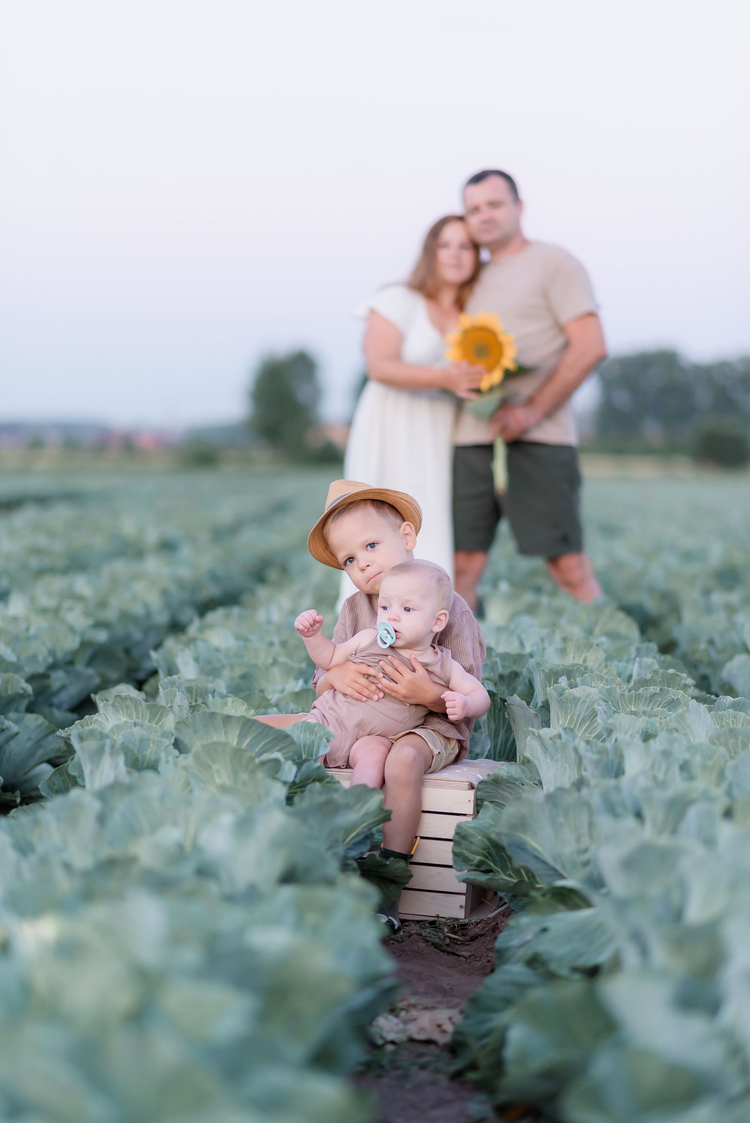 Сімейна в капусті. Надя з родиною — Сімейні фотосесії #17