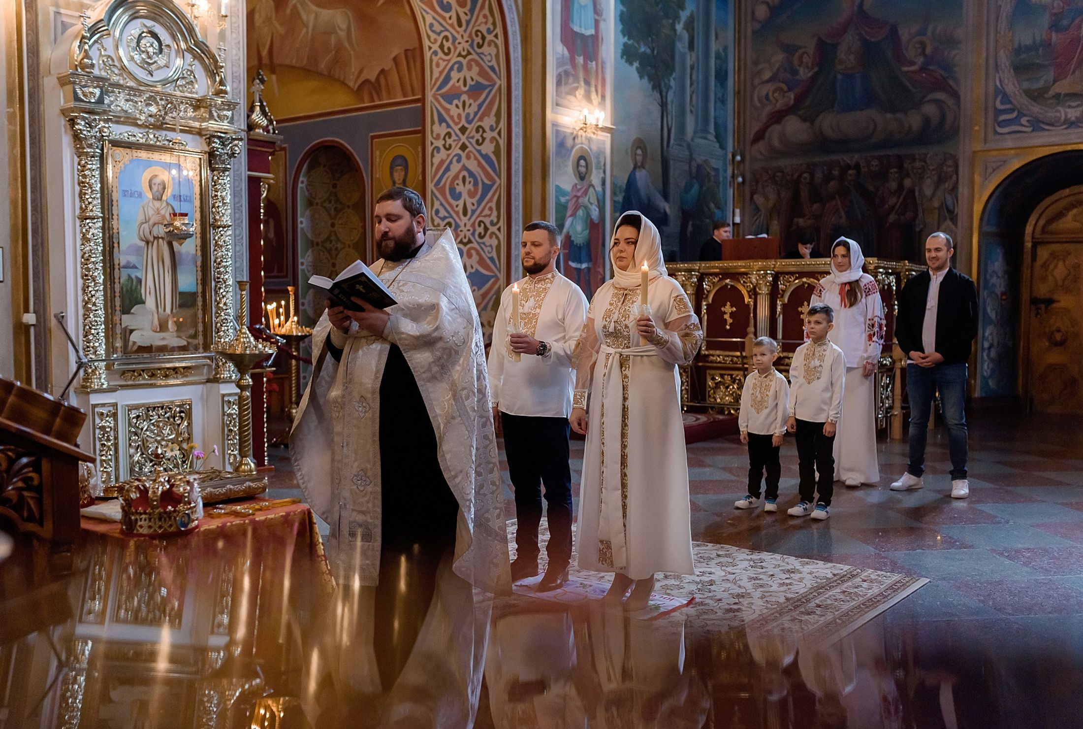 Вінчання Катерини та Артема. Михайлівський собор — Таїнство хрещення та вінчання #56