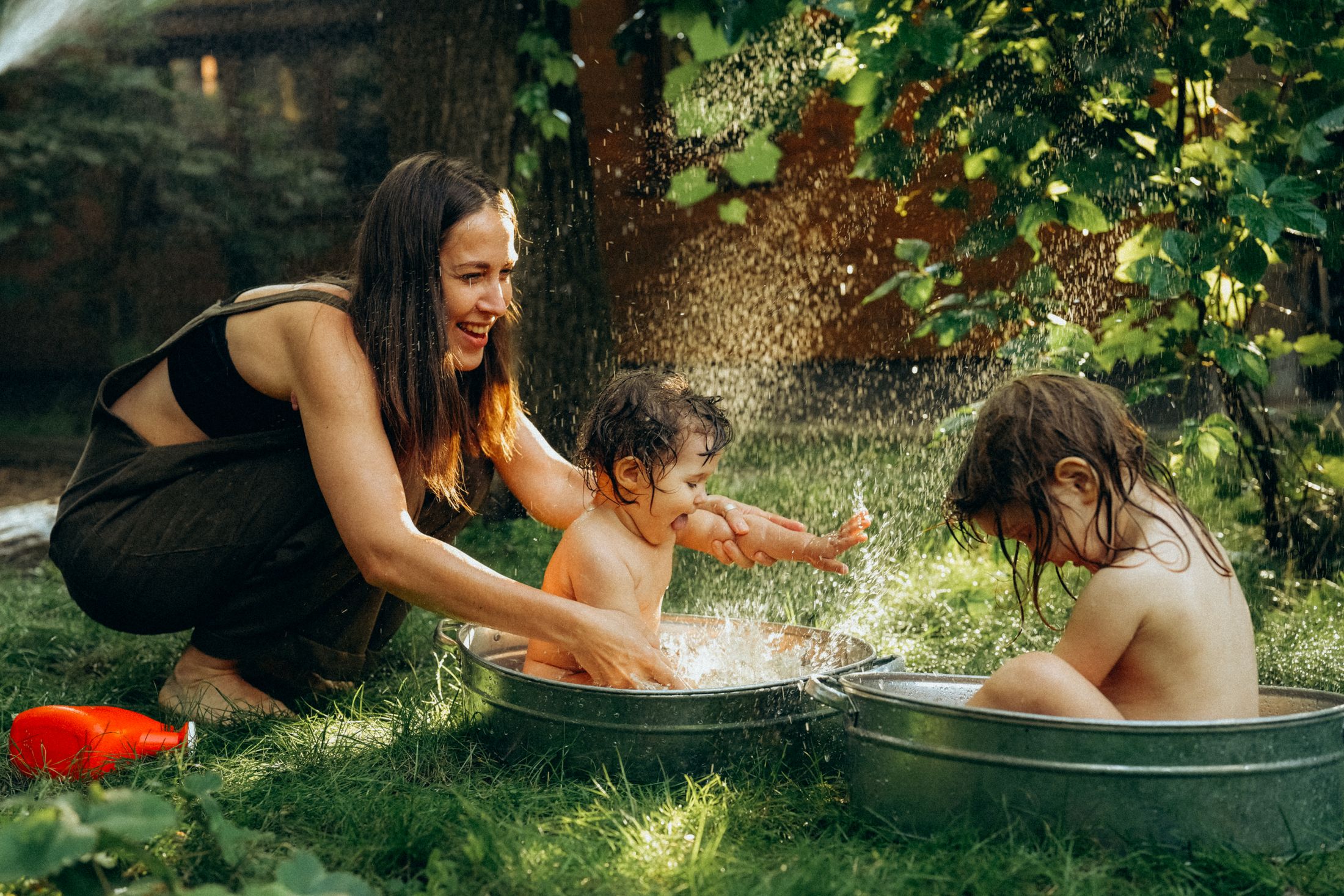 Mom with her little daughters — Wedding/Love story/Family #29