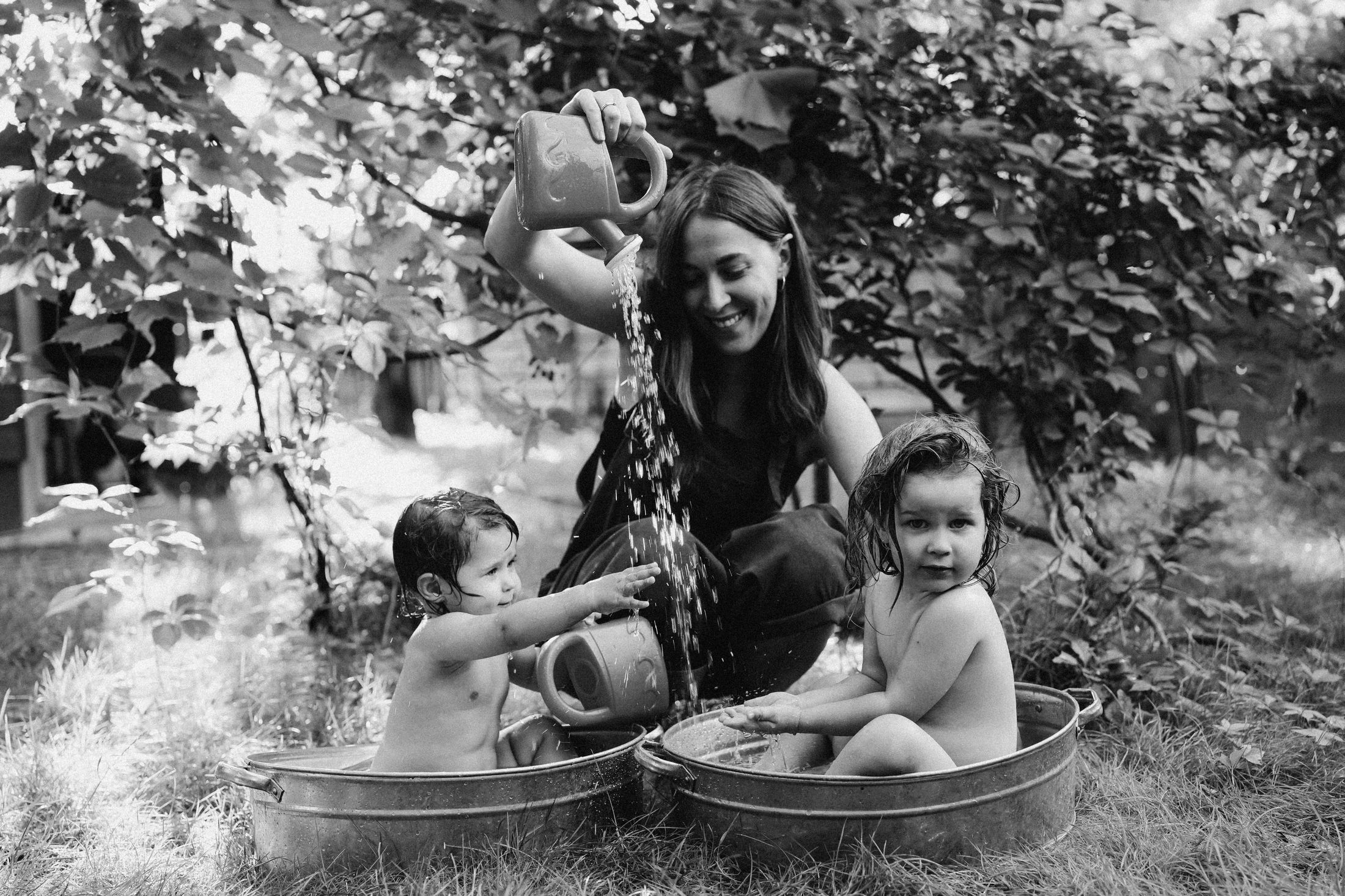 Mom with her little daughters — Wedding/Love story/Family #23