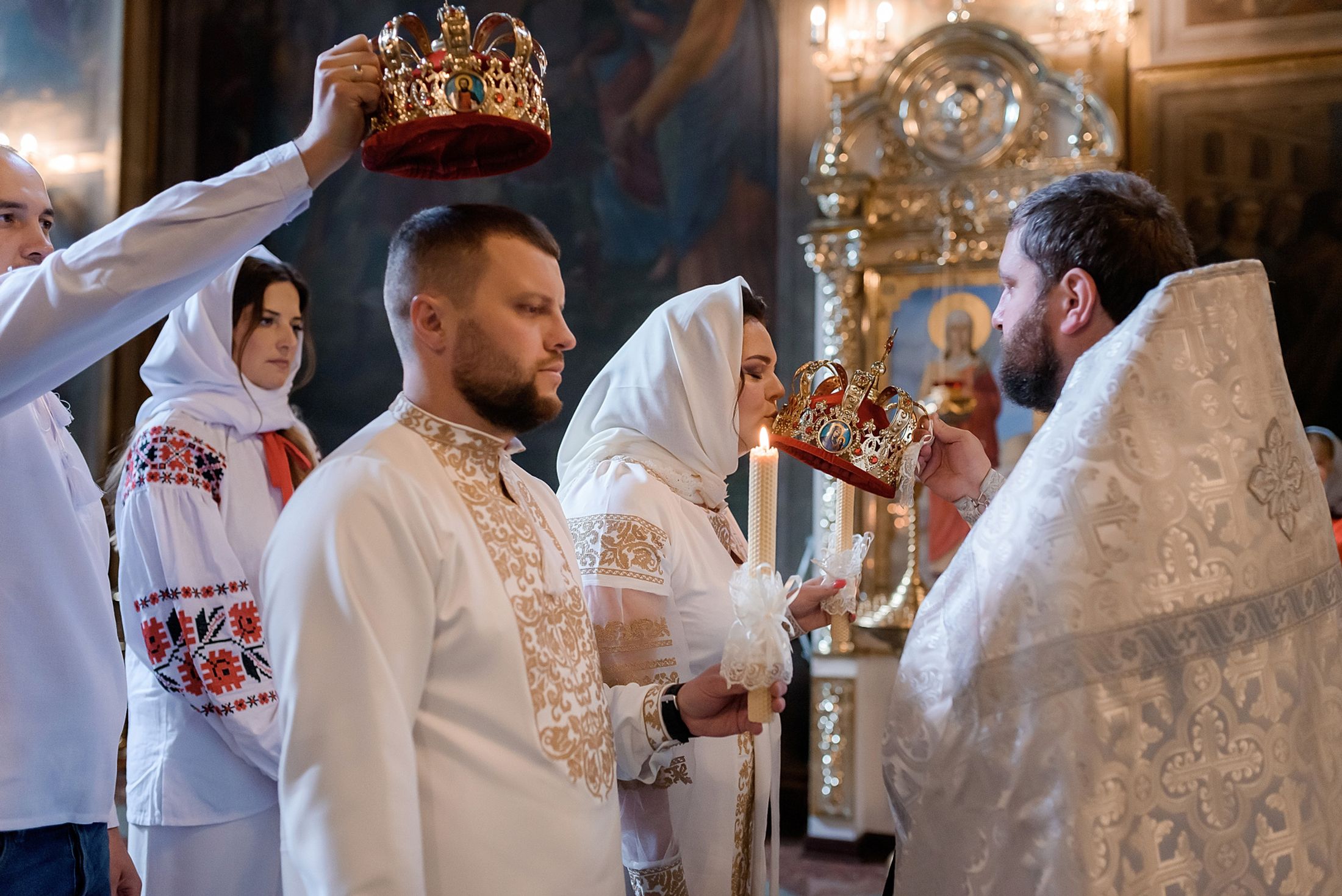 Вінчання Катерини та Артема. Михайлівський собор — Таїнство хрещення та вінчання #51