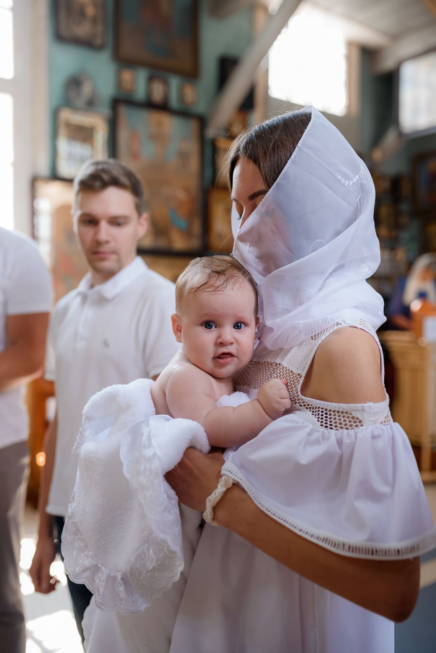 Хрещення Емми. Свято-Троїцька Церква м.Ірпінь — Таїнство хрещення та вінчання #35